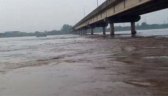 Chenab River High Flood Warning, Evacuation Announcements File photo