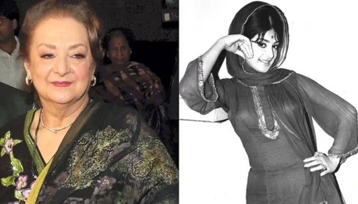 Saira Bano flaunts her slim waist in a recent photo, fans cheer Courtesy Hindustan Times.