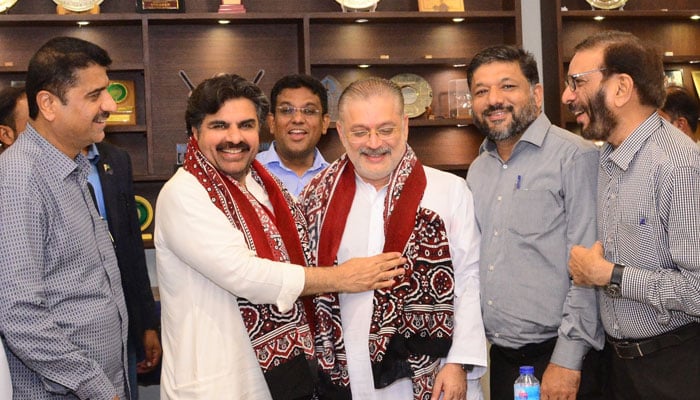 Karachi Press Club journalists will solve the problems of colonies on priority basis, Nasir Hussain Shah Photo courtesy of Faisal Farooqi/Twitter