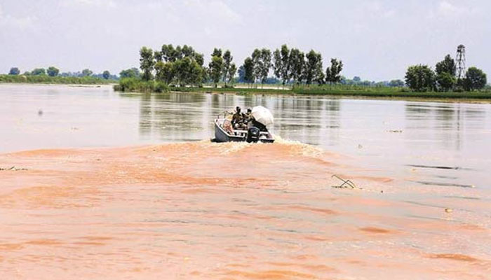 Indian water offensive, dozens of villages submerged in Ganda Singhwala File photo