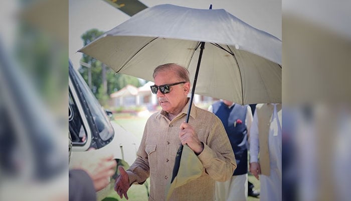 Prime Minister Shahbaz Sharif reached Multan on a 1-day visit Pakistan Prime Minister Shehbaz Sharif - Photo courtesy of Twitter