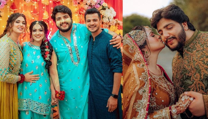 Tik-talkers' appearances in Sahar Hayat's luxurious wedding celebrations, videos go viral Photos courtesy of Social Media