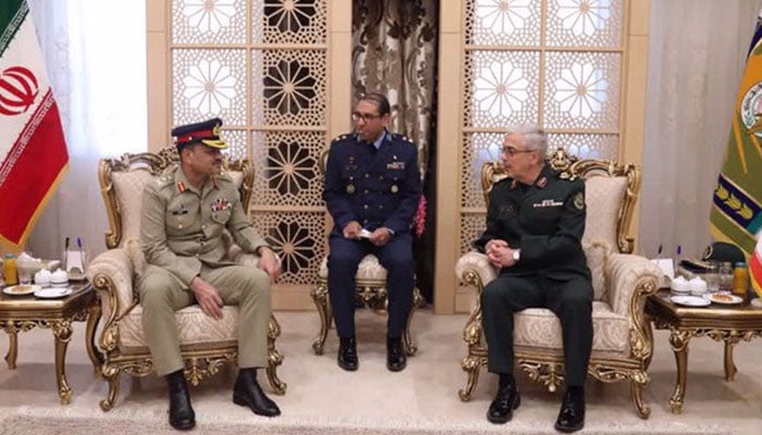 Army Chief meets with the Chief of the Iranian Armed Forces Army Chief meets with the Chief of the Iranian Armed Forces