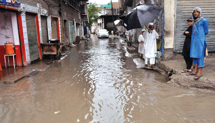 Destruction due to torrential rains in Khyber and adjoining areas File photo