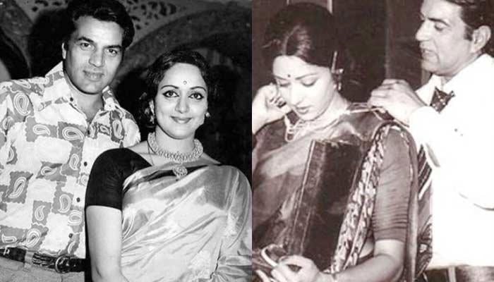 Dharmendra stopped Hema Malini's marriage with which superstar? File photos