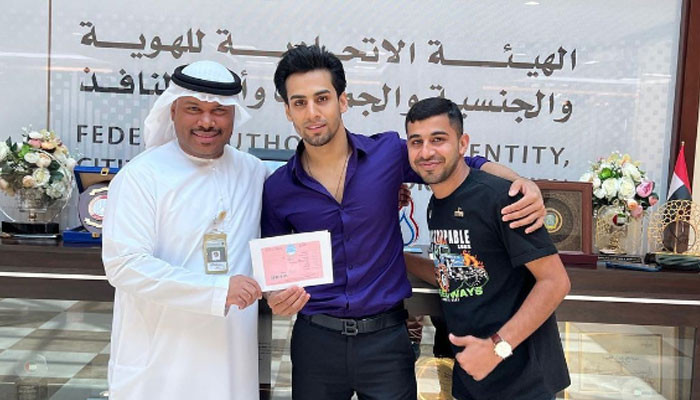 Momin Saqib got 'Golden Visa' of UAE