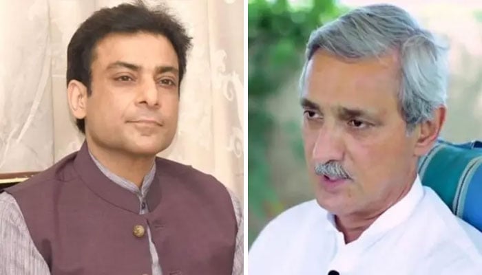 Hamza Shahbaz reached Jahangir Tareen's house —File photo