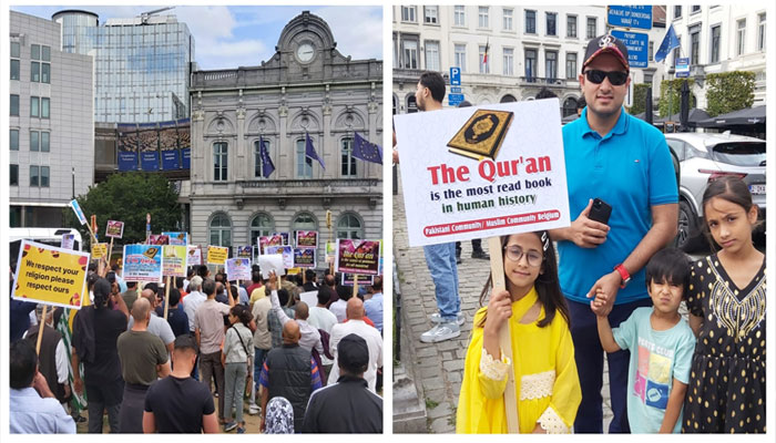 Sweden, protest in front of the European Parliament on the desecration of the Holy Quran