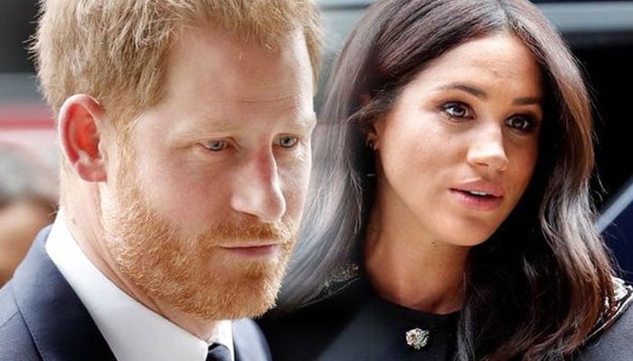 Prince Harry and Meghan Markle are in dire financial straits File photo