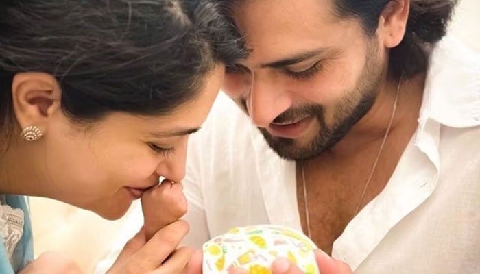 Indian actress Deepika Kakkar and Shoaib Ibrahim, who accepted Islam, released a picture of their son File photo