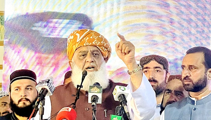 I see the elections near, PDM chief Maulana Fazlur Rehman Photo file