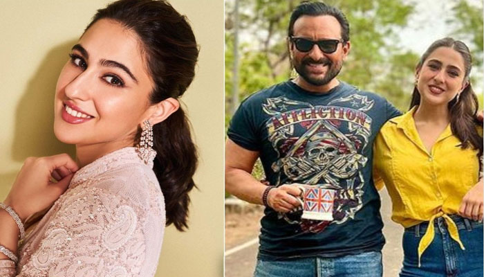 How much role does the father have in choosing the film? Sara Ali Khan said Collage photo file