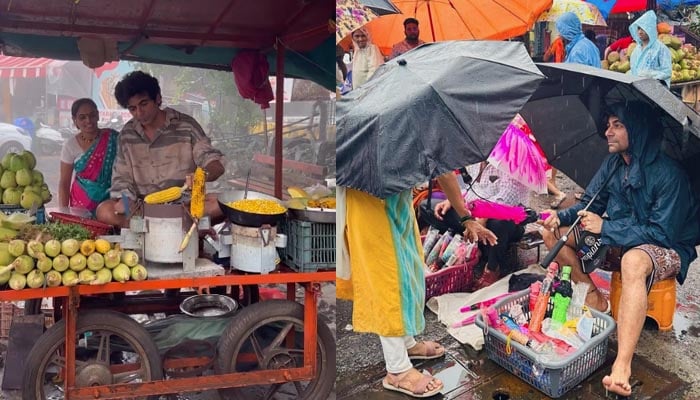 Versatile actor Sunil Grover started selling stoves and umbrellas in the rain Versatile actor Sunil Grover started selling stoves and umbrellas in the rain