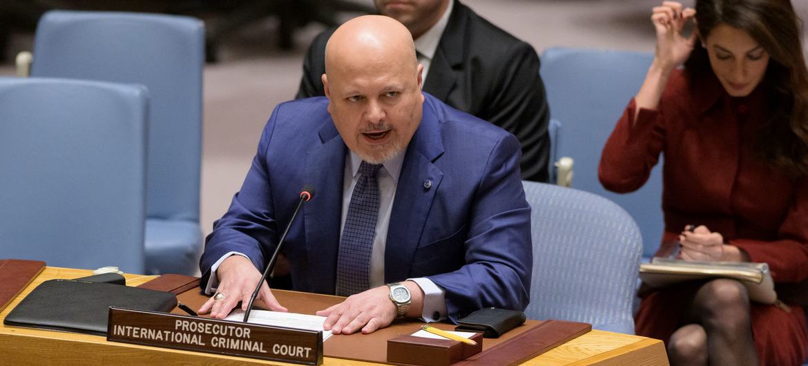 Karim Khan, Prosecutor of the International Criminal Court. (file) Karim Khan, Prosecutor of the International Criminal Court. (file)