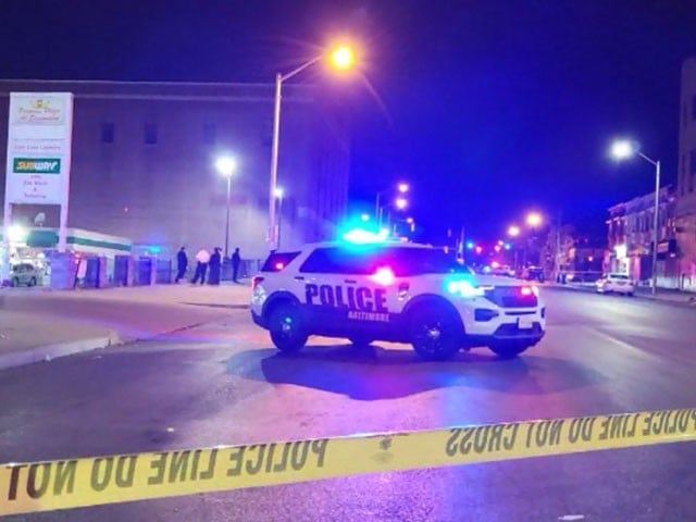 2 killed and 28 injured in shooting in American city of Baltimore;  Photo: Twitter