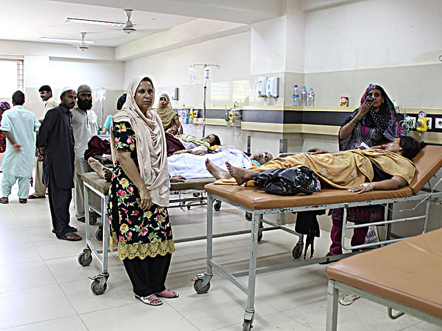 Gastrointestinal diseases spread in Karachi, Central District the most affected