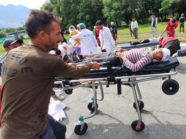 Conducting a full-scale emergency response exercise at Gilgit Airport