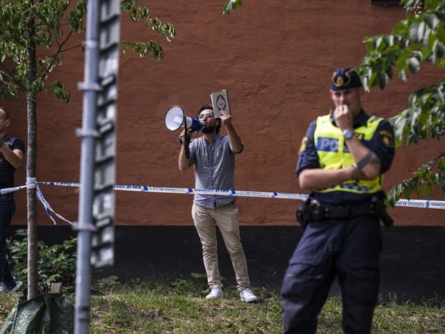 Desecration of Holy Quran again in Sweden; The Iraqi flag was also burnt In Sweden, for the third time, the holy Quran was burned; Photo: File