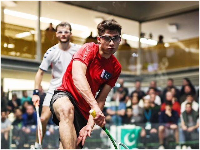 Pakistan reached the final of the World Junior Squash Championship after 15 years Hamza Khan defeated the French player in the semi-final of the event (Photo: File)