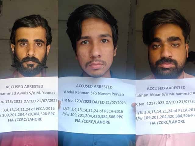 3 accused of online loan apps involved in blackmail arrested Photo: Express News