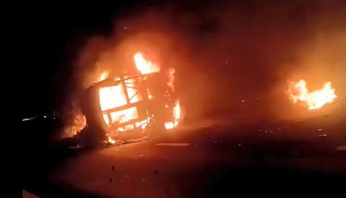 26 people died in the bus fire