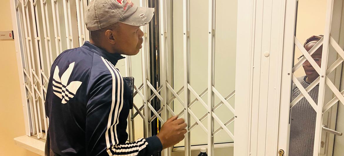Koketso Mukubani collects a methadone treatment at Sediba Hope. Koketso Mukubani collects a methadone treatment at Sediba Hope.