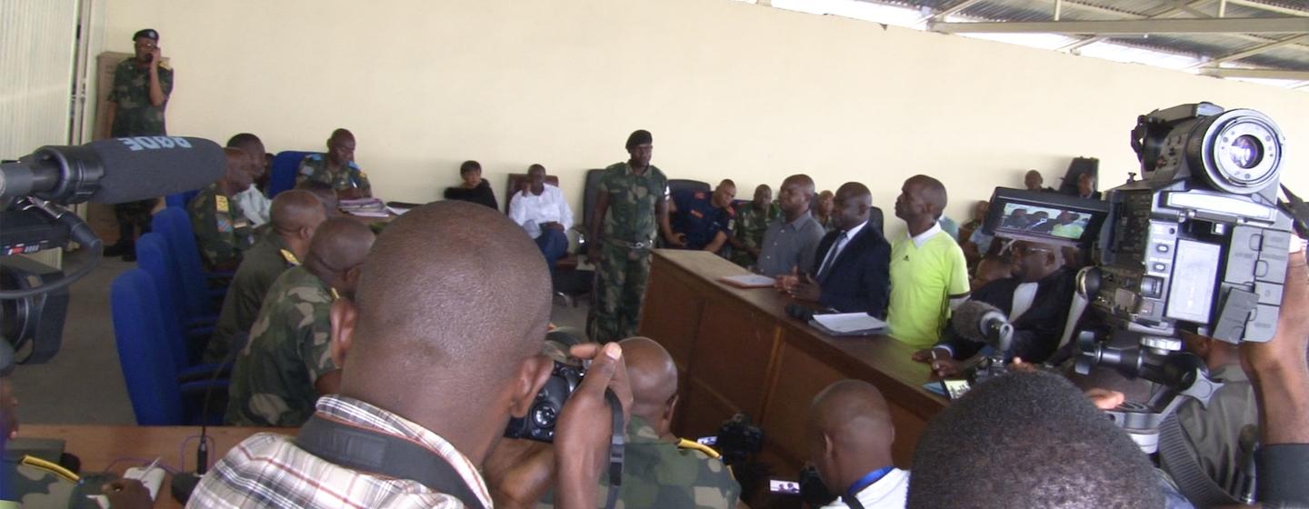 The trial of Ntabo Ntaberi Sheka was held in Goma, DR Congo from 2018 to 2020. (file)