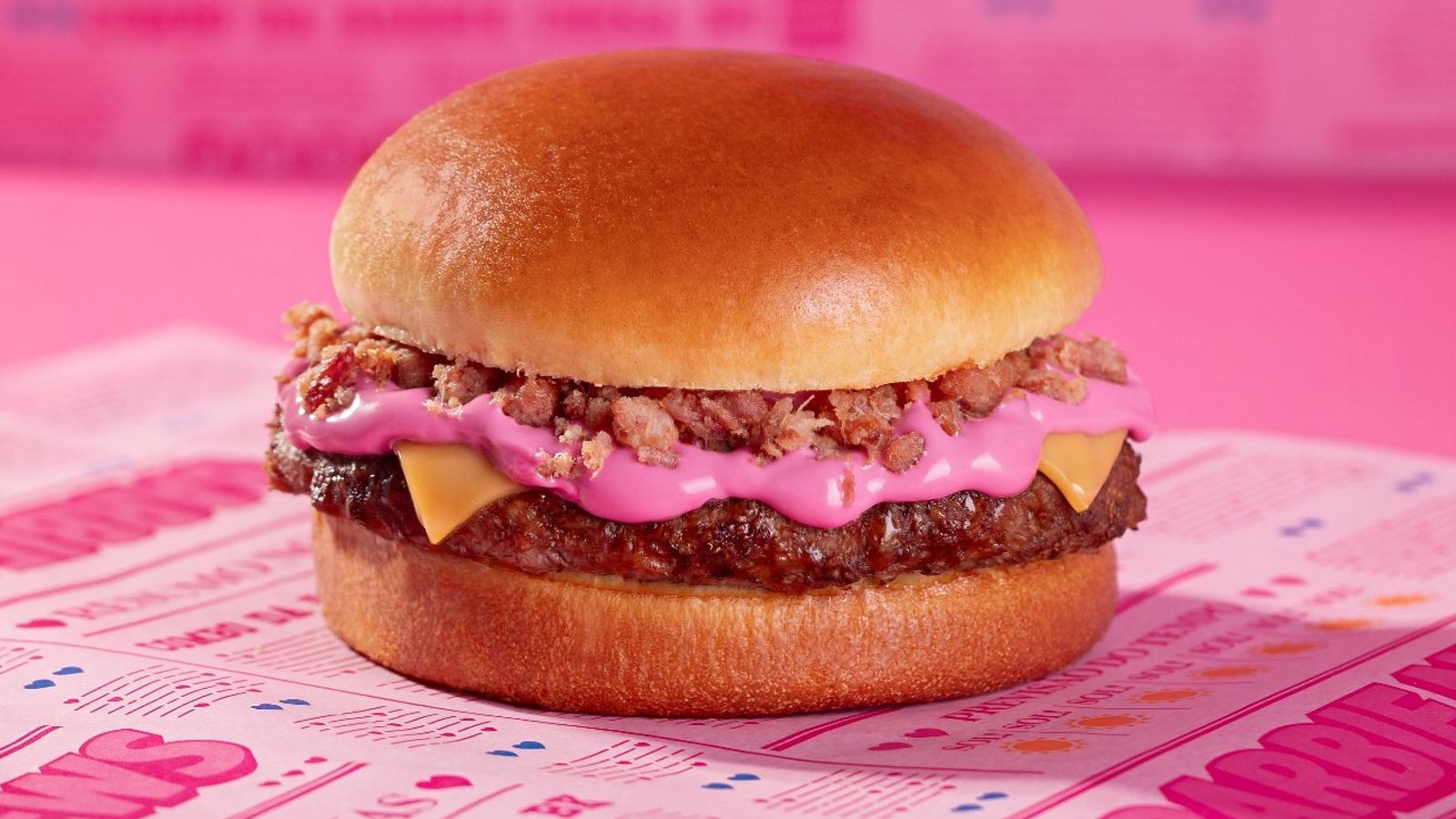 A 'Barbie' burger inspired by the Hollywood movie was introduced