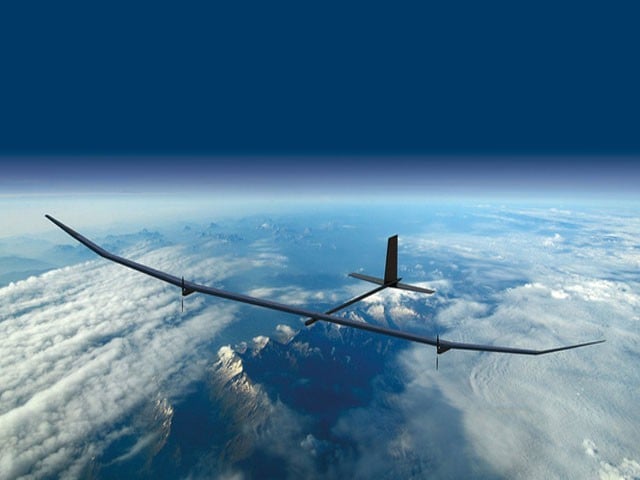 A drone flying in the atmosphere for 20 months without sunlight