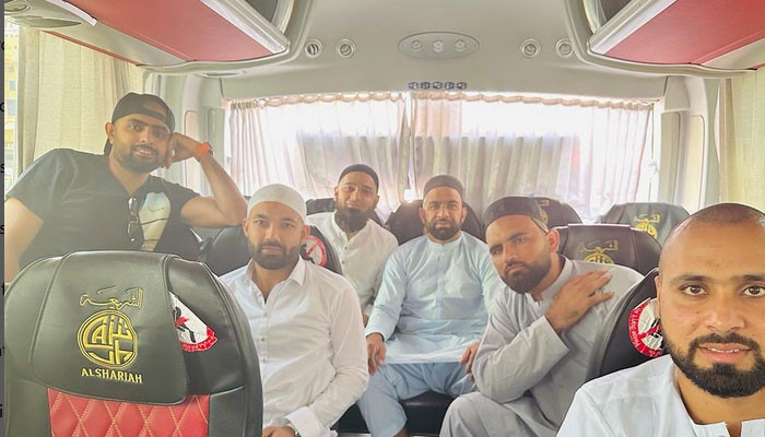 After paying the Hajj, the players of the national team left for the country