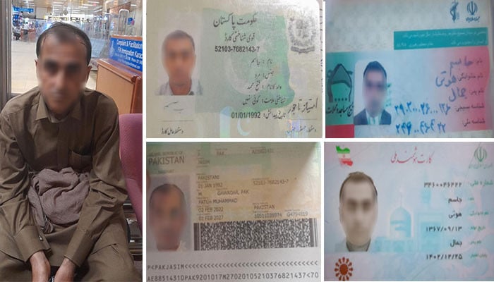 Attempting to go to Qatar from Karachi on fake Pakistani documents, Iranian citizen arrested