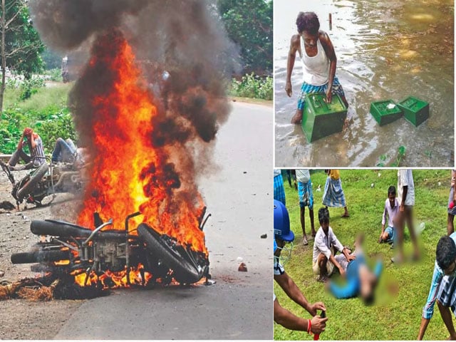 Bloodshed in local elections in the Indian state of West Bengal; 18 killed