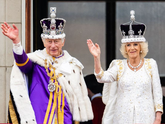 Celebrating the coronation of King Charles and Queen Camilla, also in Scotland