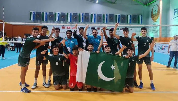 Central Asia Under-16 Volleyball Championship, Uzbekistan defeated Pakistan