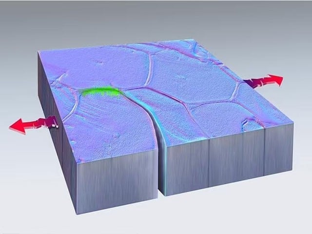 Discovery of self-repair capability within metals