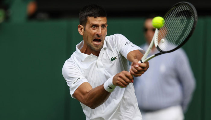 Djokovic reaches the final of the Wimbledon men's event