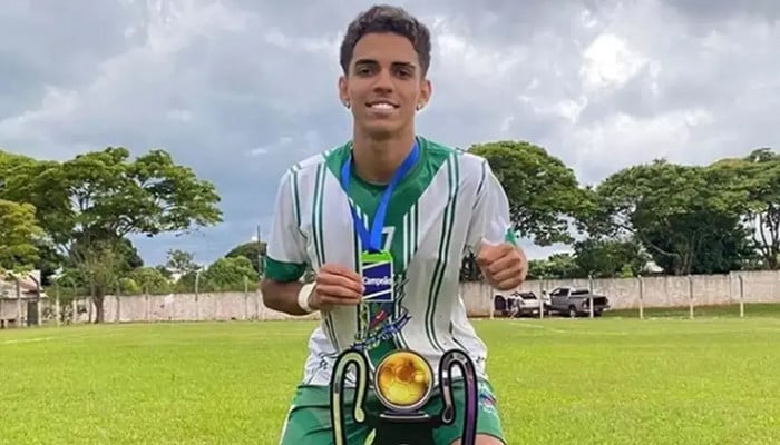 Footballer's body found in river in Brazil