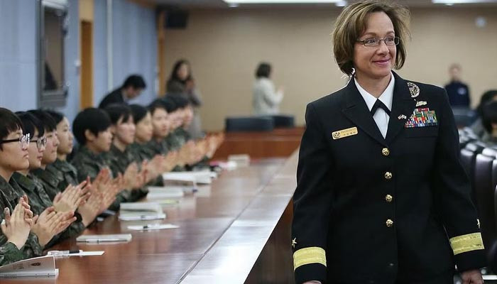 For the first time in US history, a female admiral has been nominated to head the Navy