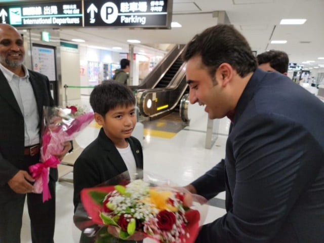 Foreign Minister Bilawal Bhutto Zardari arrived in Tokyo on a 4-day visit to Japan