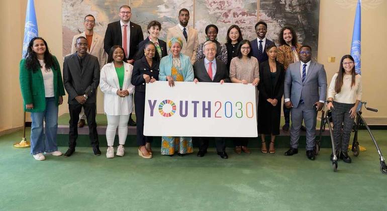 Guterres launches latest report on youth participation at the UN