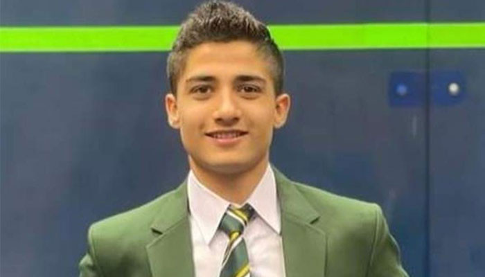 Hamza Khan reached the semi-finals of the Junior Squash Championship