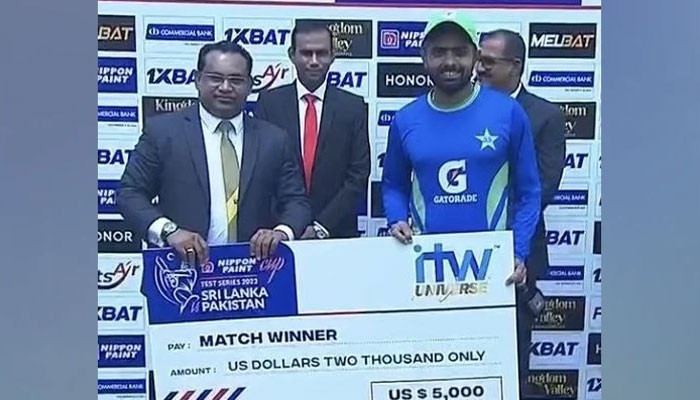 How much money did Pakistan get for winning the Galle Test?