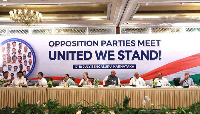 India, the alliance of 26 opposition parties against the BJP for the general elections