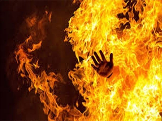 Indian soldier burns wife, 2-month-old son alive