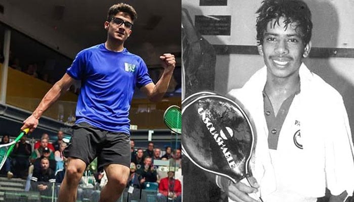 It took Jahangir Khan 37 years to win the world junior squash title