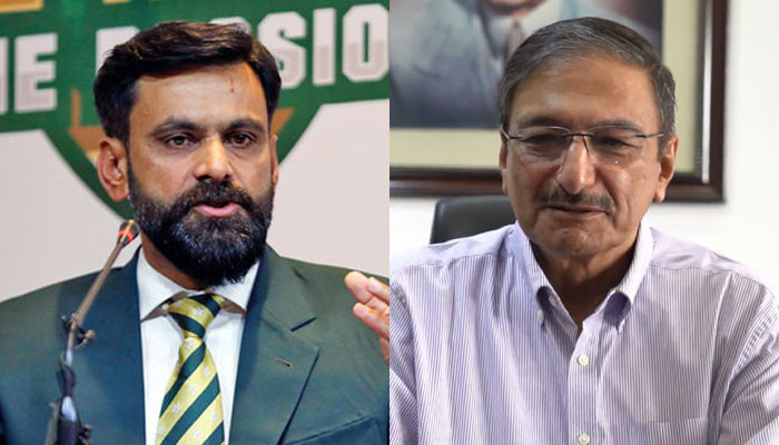 Mohammad Hafeez meeting Chairman Management Committee Zaka Ashraf, offering the post of Chief Selector, sources