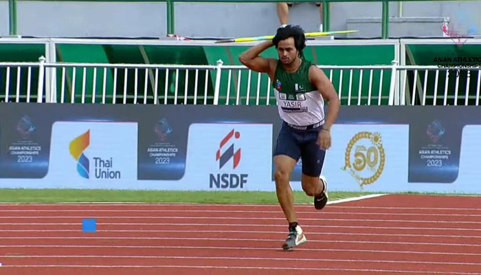 Muhammad Yasir won bronze medal in Asian athletics