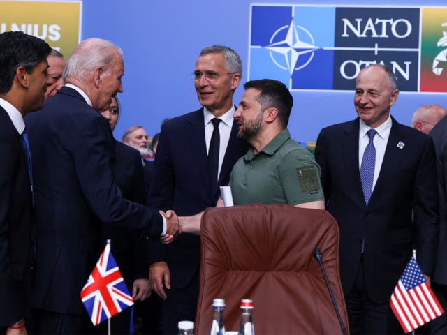 NATO Summit;  Ukraine's membership bid welcomed but not accepted