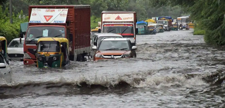 New Delhi's 40-year rainfall record is broken