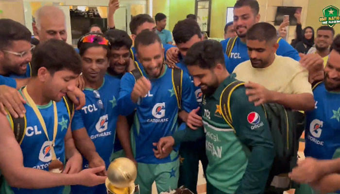 Pakistan Shaheens received a grand welcome on arrival at the hotel